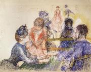 Pierre Renoir At the Moulin de la Galette china oil painting reproduction